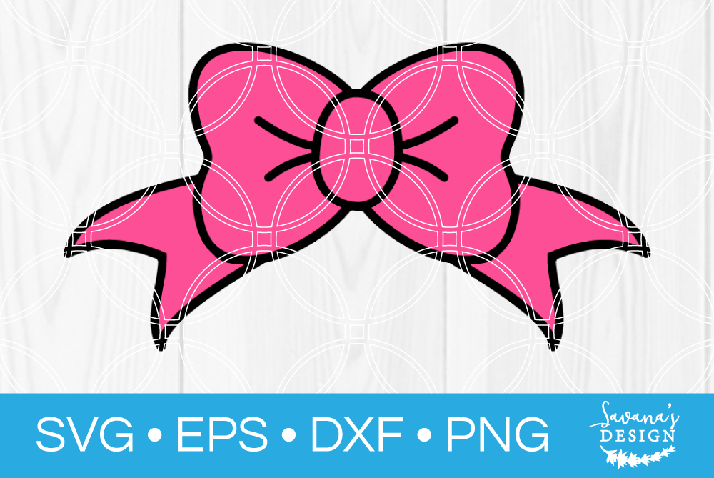 Download Hair Bow Ribbon SVG File | Pre-Designed Photoshop Graphics ...