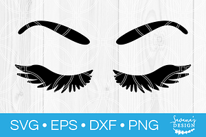 Download Eyelashes Svg Eyelash Svg Files Pre Designed Photoshop Graphics Creative Market