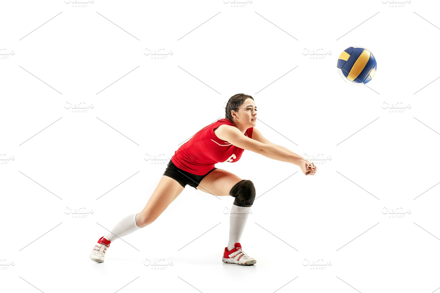 Female professional volleyball featuring volleyball, athlete, and ...