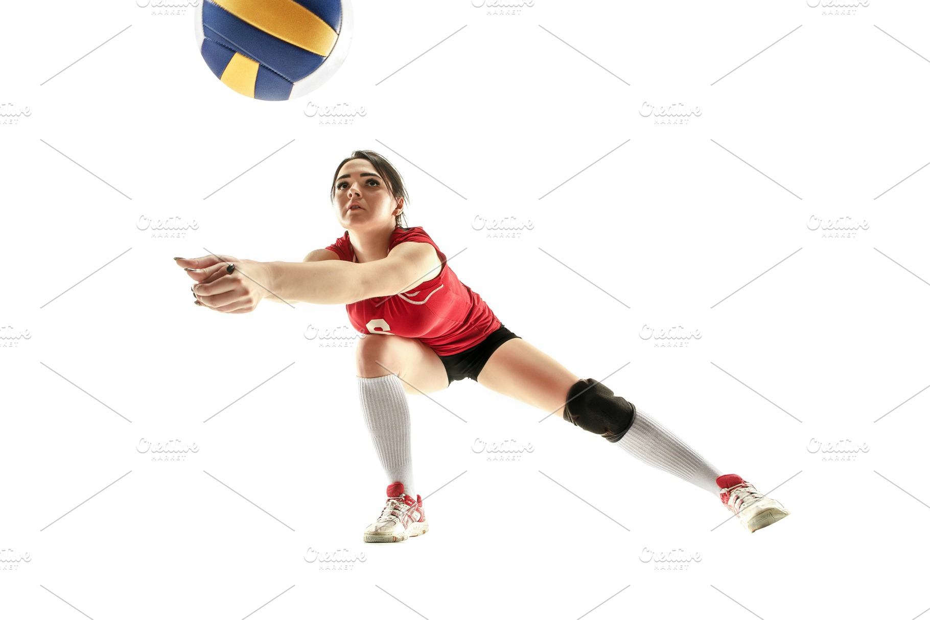 Female professional volleyball featuring volleyball, athlete, and ...