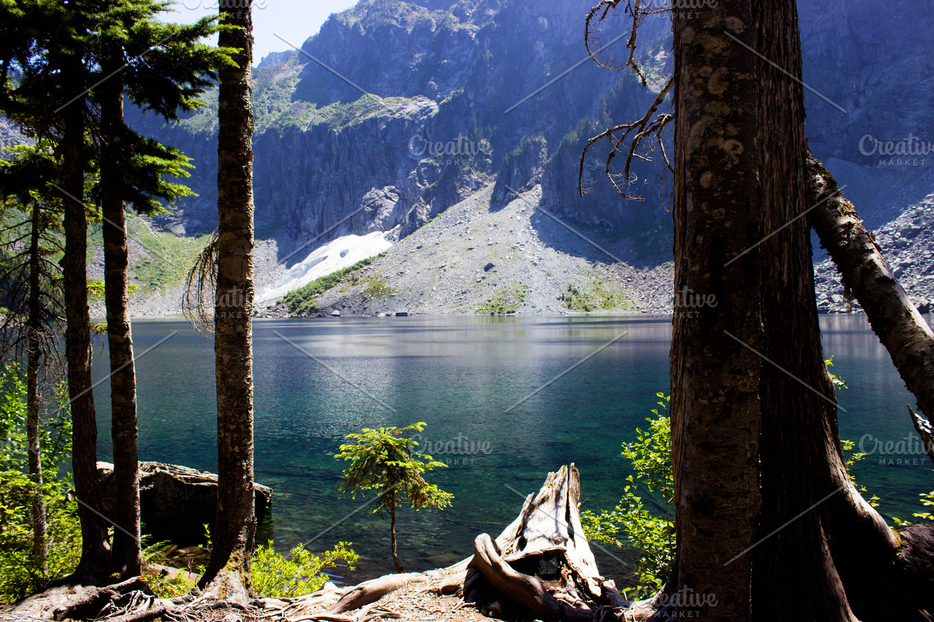 Lake Serene Bridal Veil Falls 4 High Quality Nature Stock Photos Creative Market