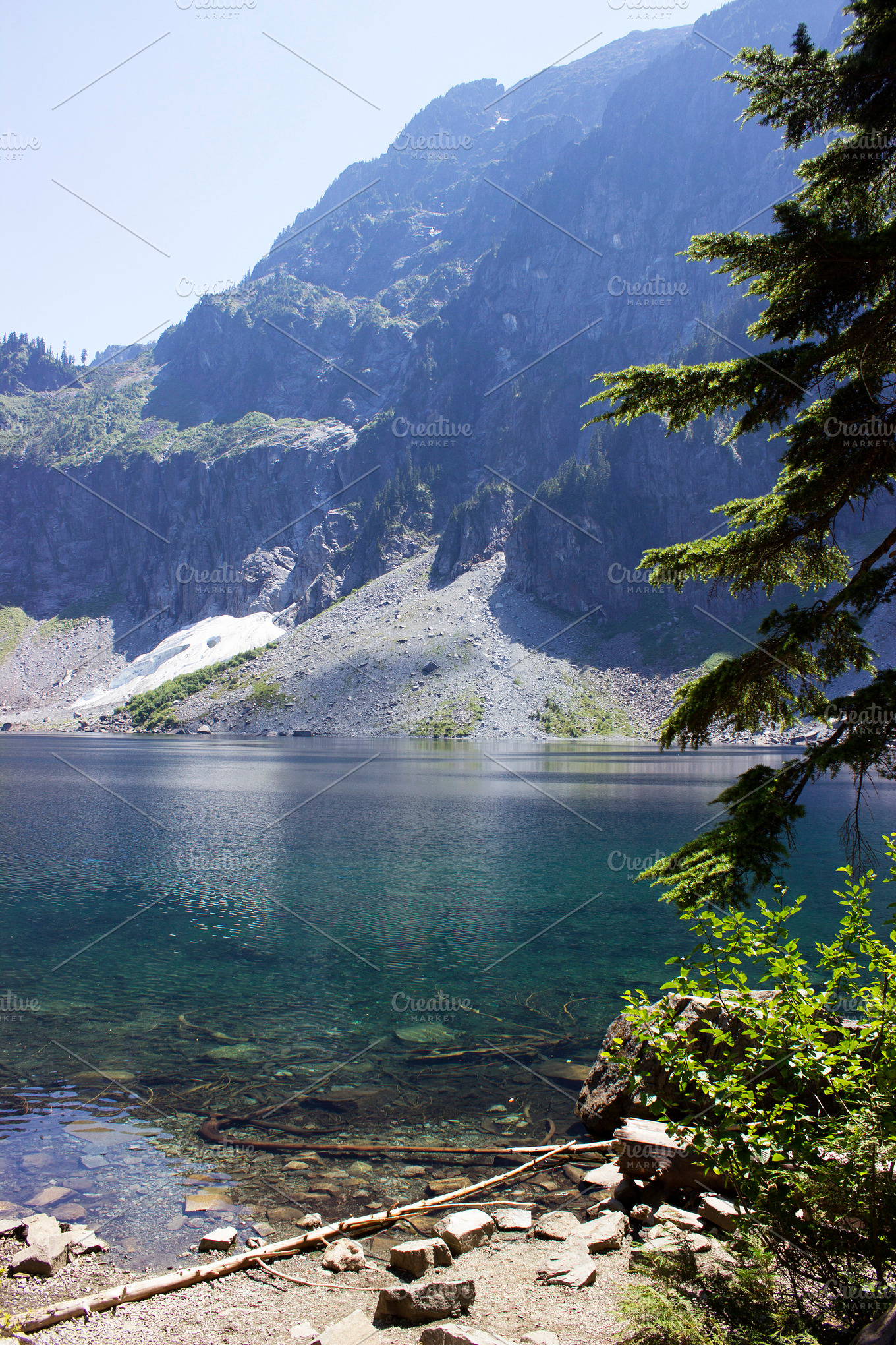 Lake Serene Bridal Veil Falls 5 High Quality Nature Stock Photos Creative Market