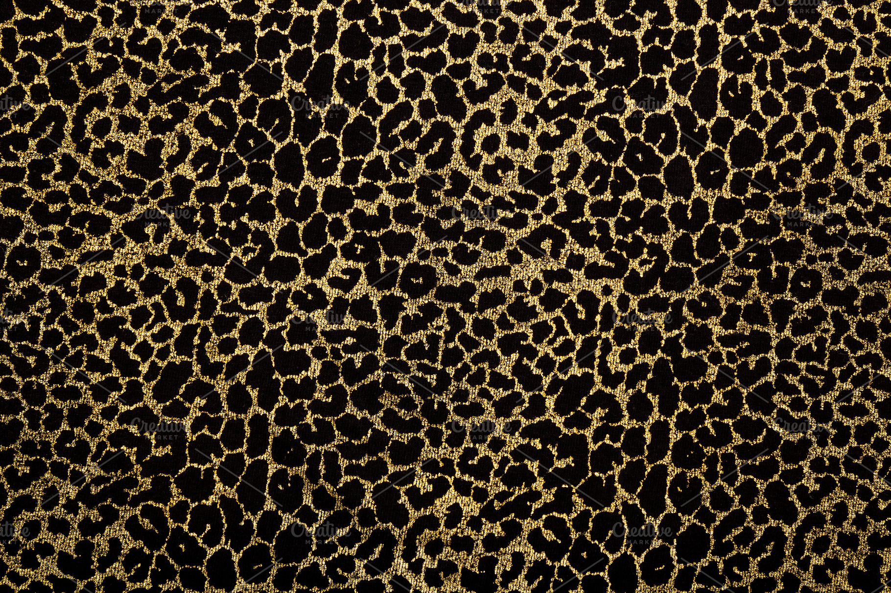 Fabric with golden leopard print | Abstract Stock Photos ~ Creative Market