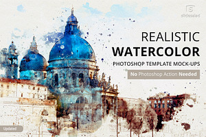 Download Watercolor Photoshop Mock Ups Unique Photoshop Add Ons Creative Market