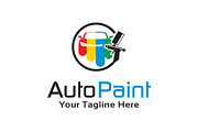 Auto Paint Logo Template | Creative Illustrator Templates ~ Creative Market