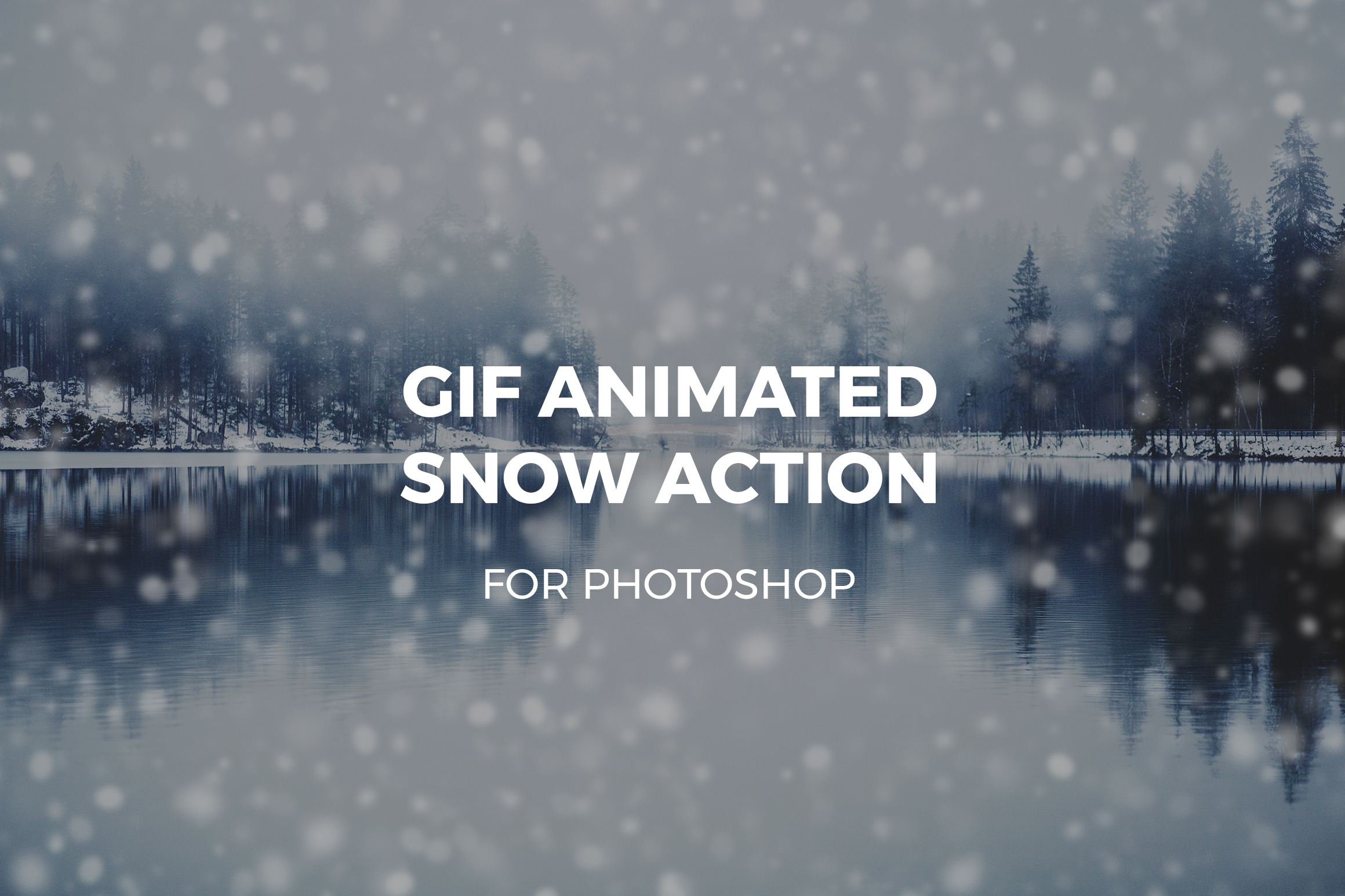 animated snow photoshop action download