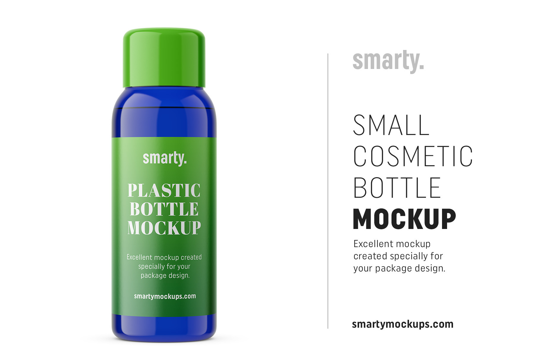 Download Cosmetic Bottle Mockup Blue Creative Photoshop Templates Creative Market