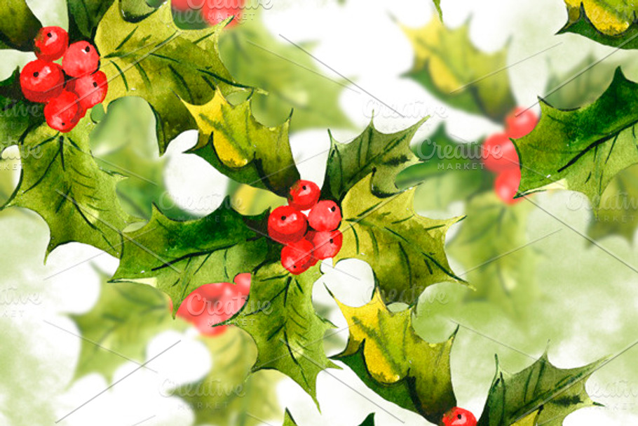 Watercolor Christmas Collection | Pre-Designed Photoshop Graphics