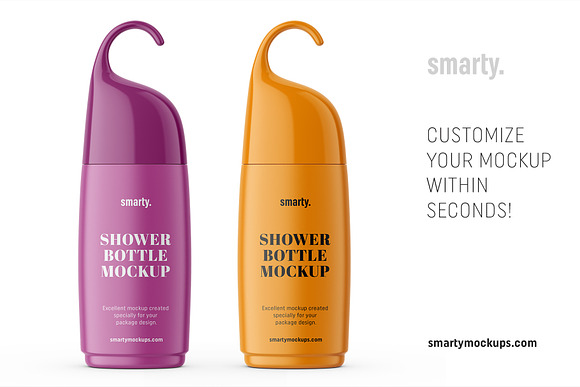 Download Shower Gel Bottle Mockup Creative Photoshop Templates Creative Market