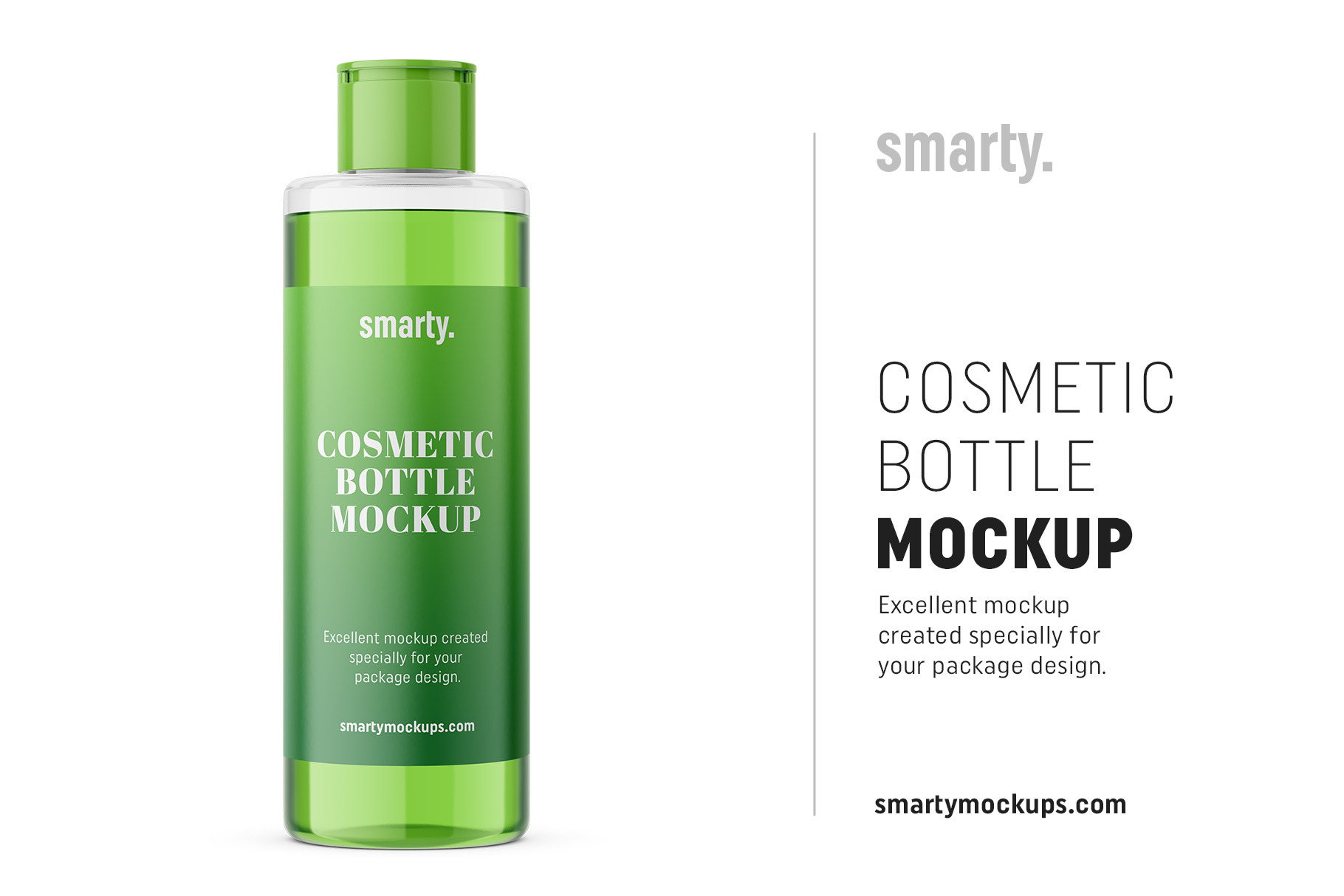 Download Transparent Cosmetic Bottle Mockup Creative Photoshop Templates Creative Market