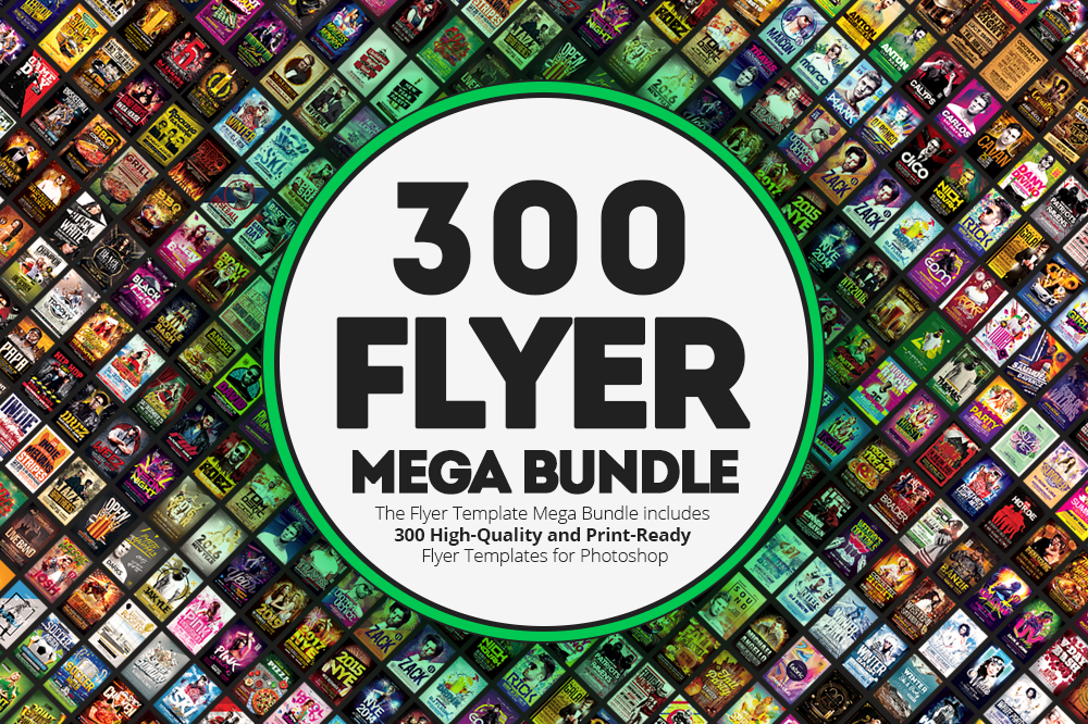 Download 300 Flyer Templates Mega Bundle | Creative Photoshop Templates ~ Creative Market