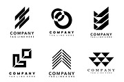 Set of company logo design ideas | Background Graphics ~ Creative Market