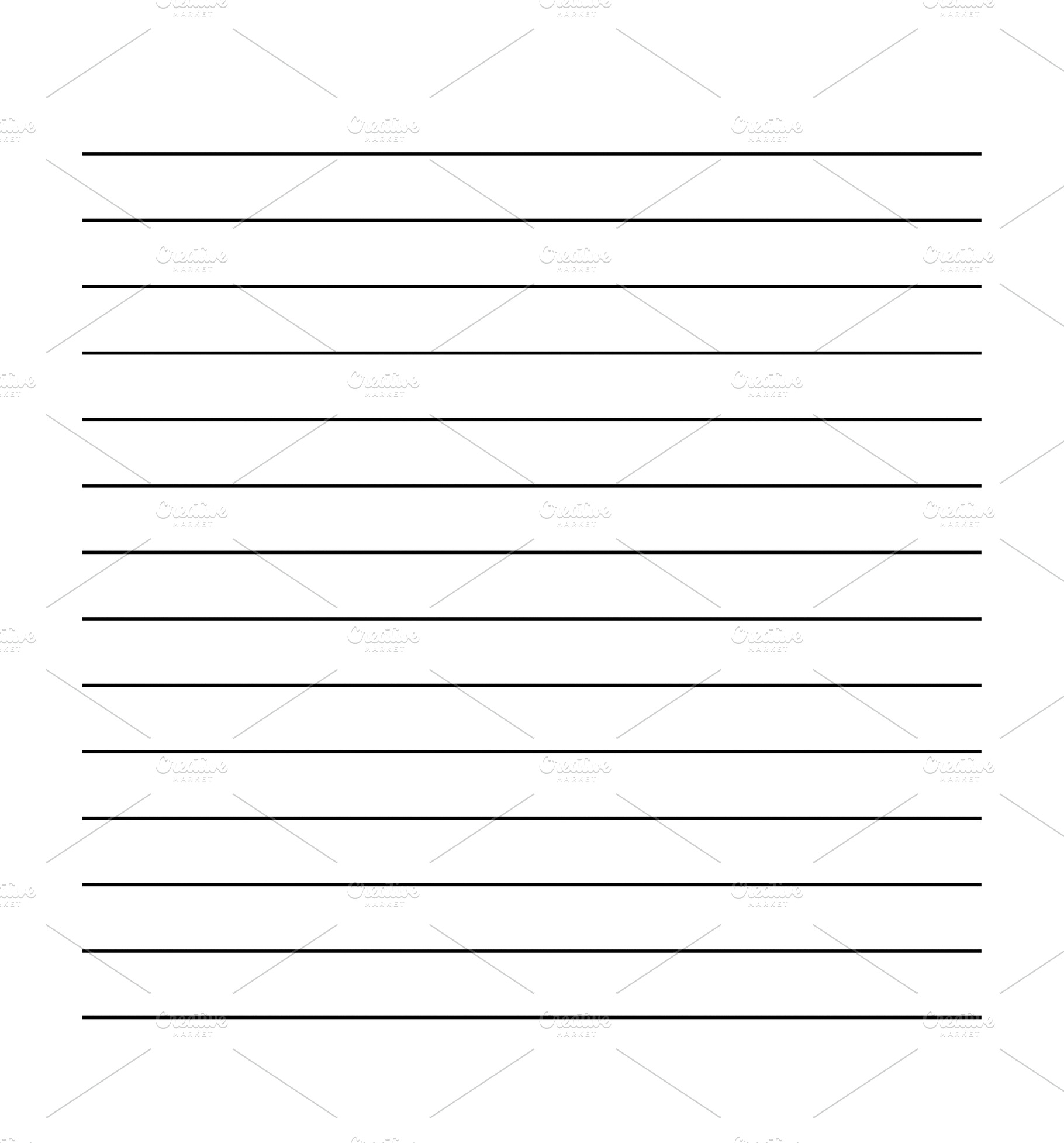 Blank white sheet with lines. Empty | Decorative Illustrations ...