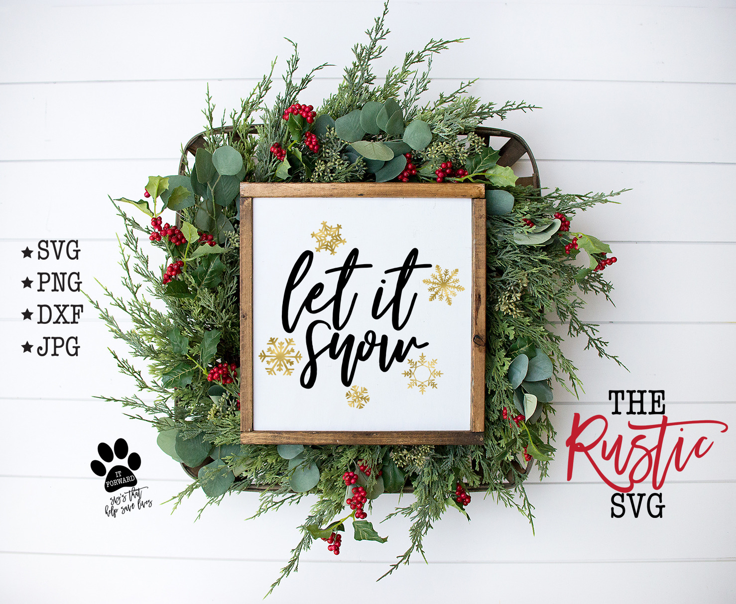 Free Free Silhouette Let It Snow Svg