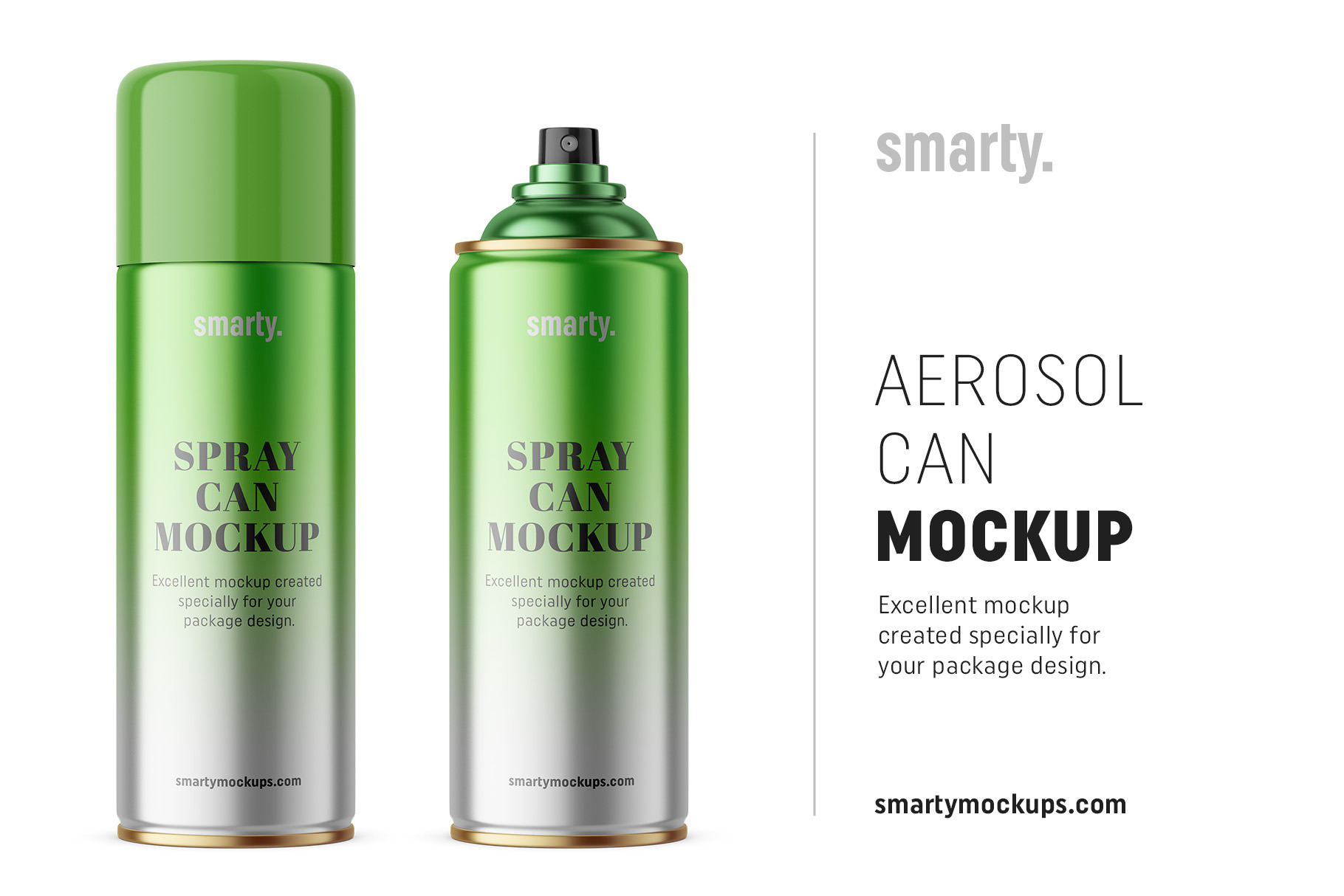 Download Metallic Aerosol Can Mockup Creative Photoshop Templates Creative Market