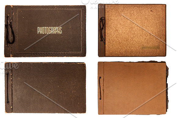 Vintage Photo Album Cover Textures