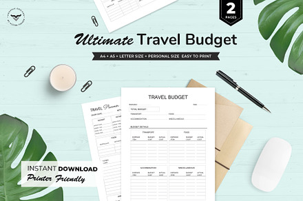 Budget Planner Book, Budget Worksheet Graphic by SnapyBiz