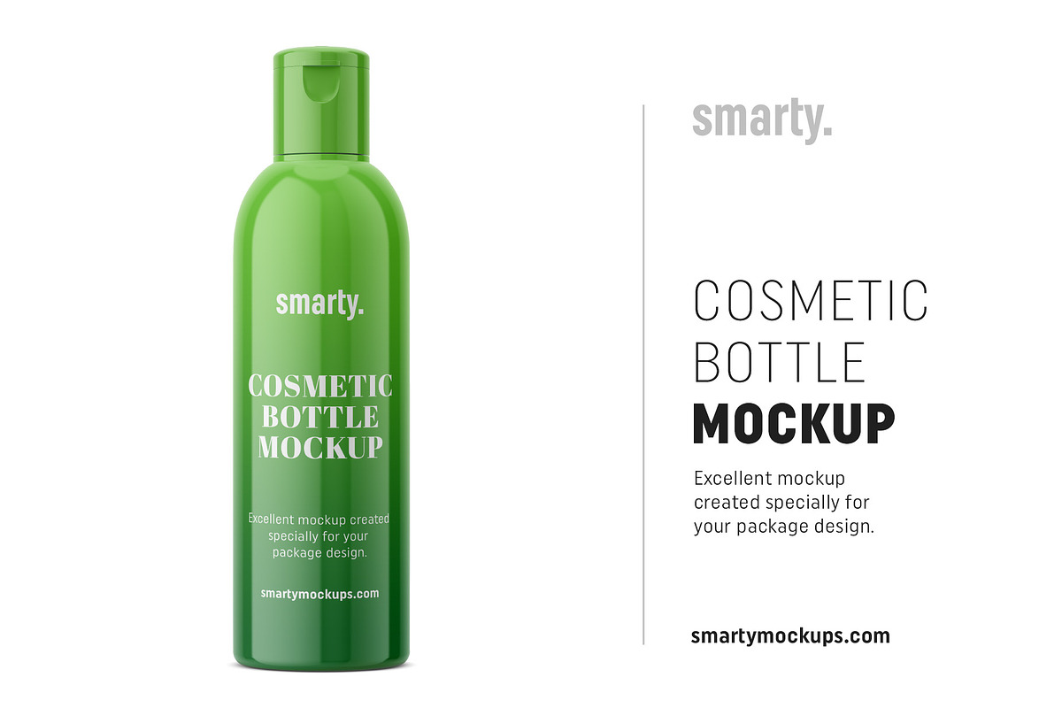 Download Glossy cosmetic bottle mockup | Creative Product Mockups ...