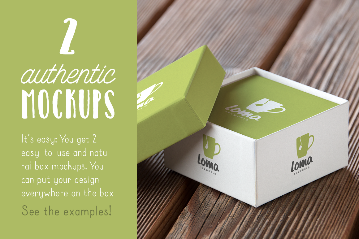 Download Authentic Box Mockup Vol. 01 | Creative Product Mockups ...