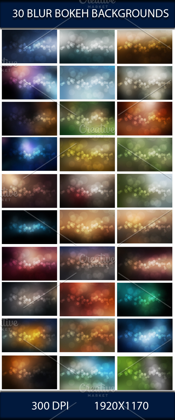 Blur Bokeh Backgrounds | Background Graphics ~ Creative Market