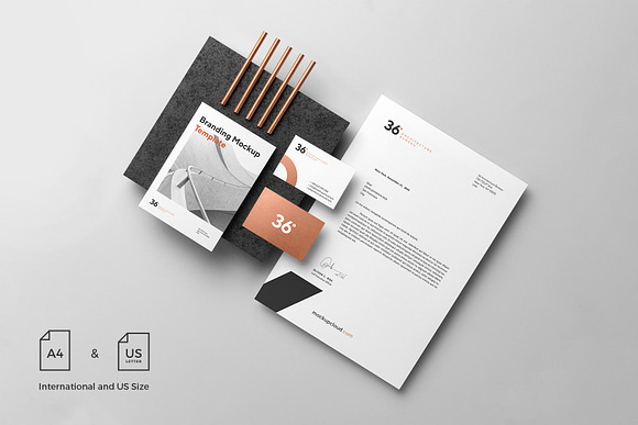 Download Copperstone Branding Mockup Vol 1 Creative Photoshop Templates Creative Market