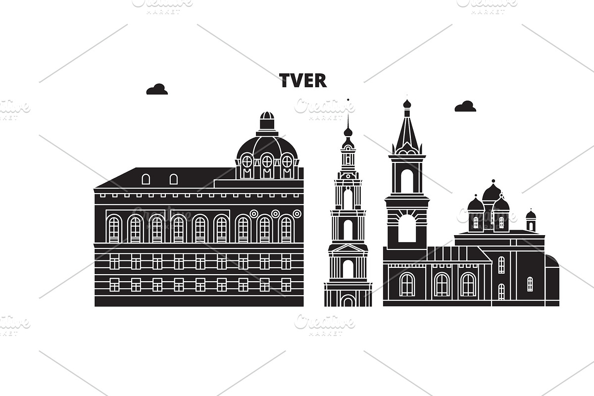 Достопримечательности твери рисунок