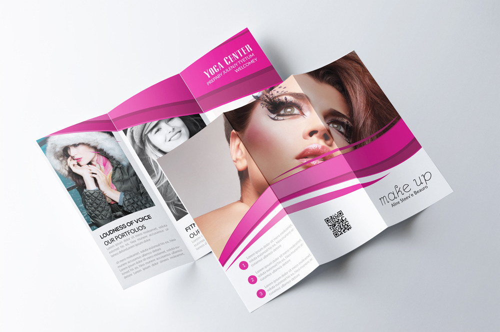 Fashion Trifold Brochure Template | Brochure Templates ~ Creative Market