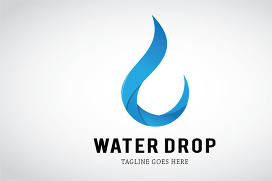 Water Drop Logo Creative Illustrator Templates Creative Market