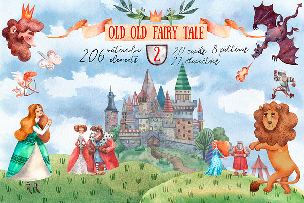 Old Old Fairy Tale 3 Pre Designed Photoshop Graphics Creative Market