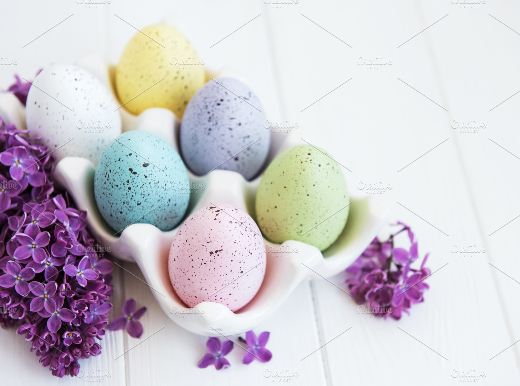 Easter eggs in tray featuring easter, egg, and background | Holiday ...