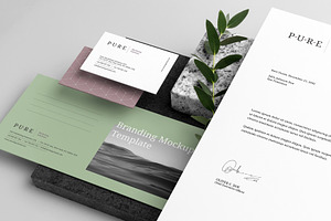 Download Pure Branding Mockup Vol 1 Creative Photoshop Templates Creative Market