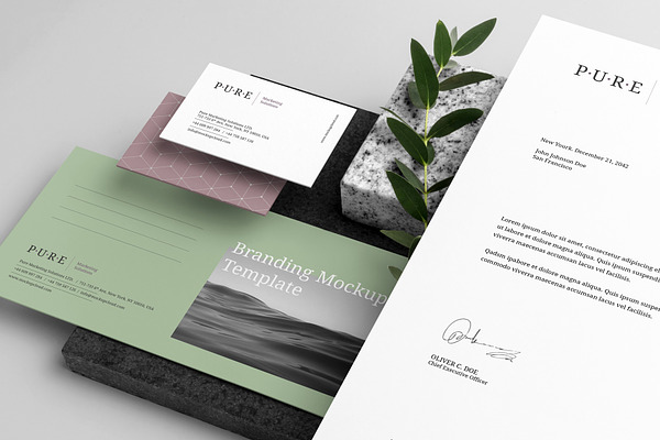 Download Geometria Branding Mockup | Creative Photoshop Templates ~ Creative Market