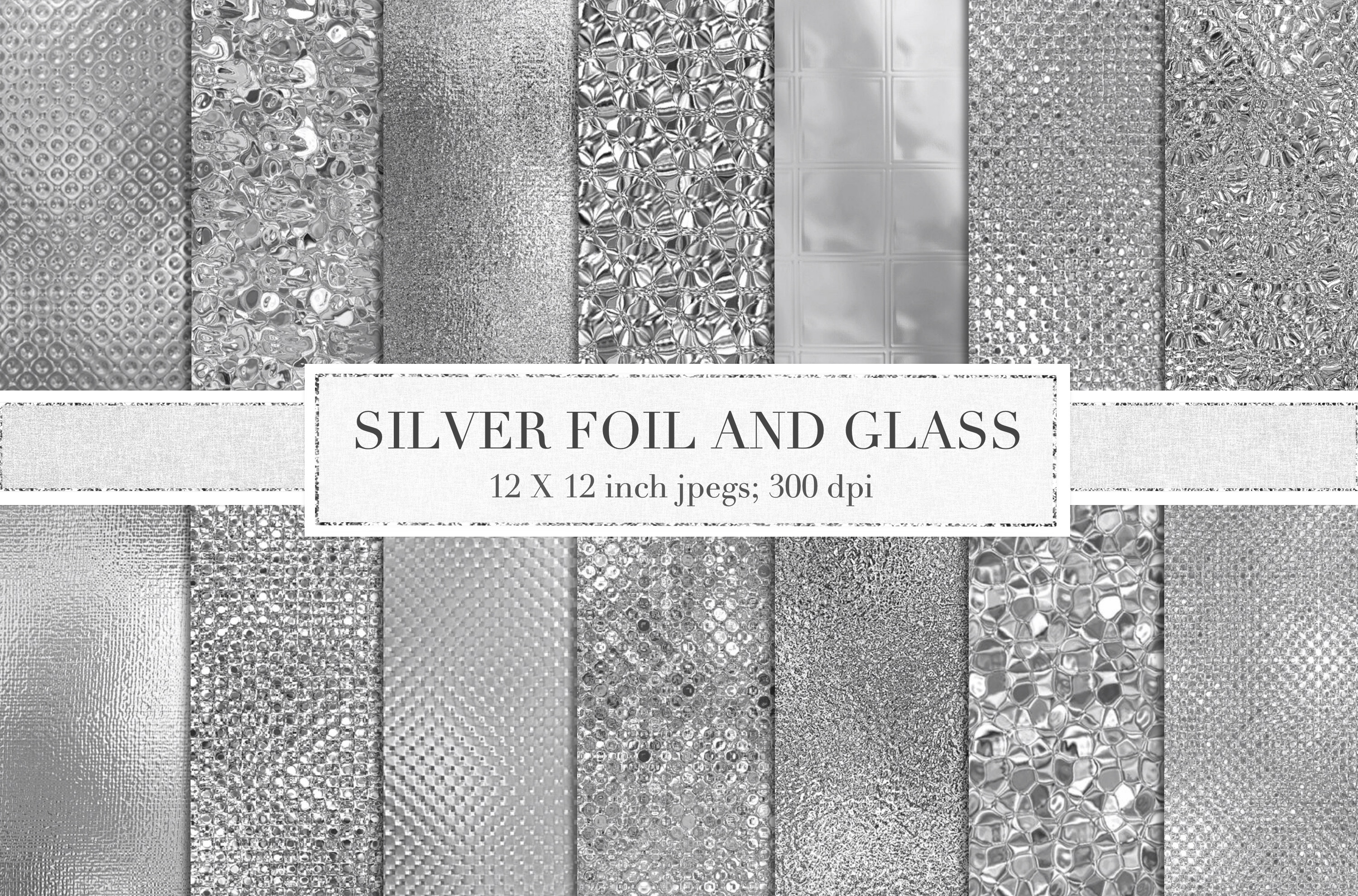 Gold & Silver Foil Textures