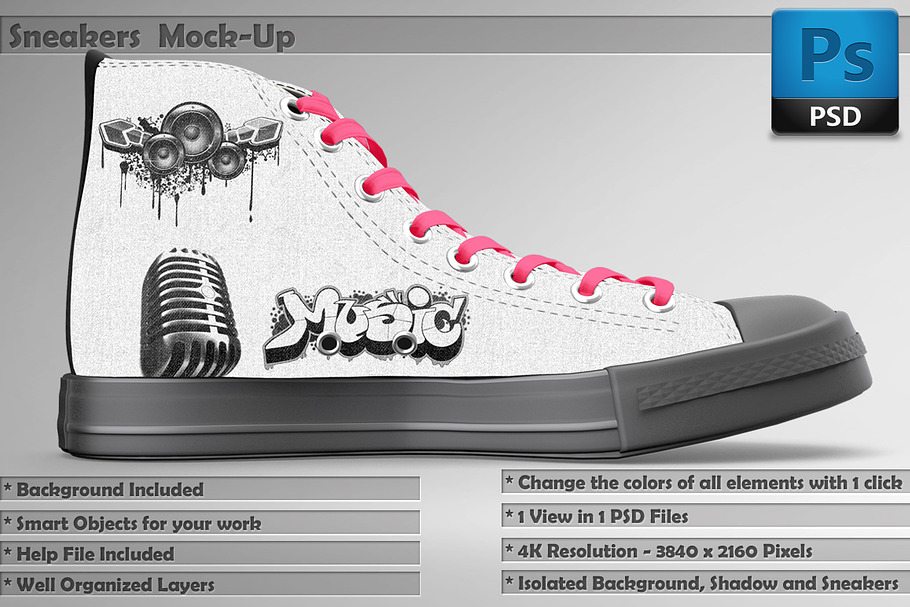 Download Sneakers Shoes Mockup | Creative Photoshop Templates ...