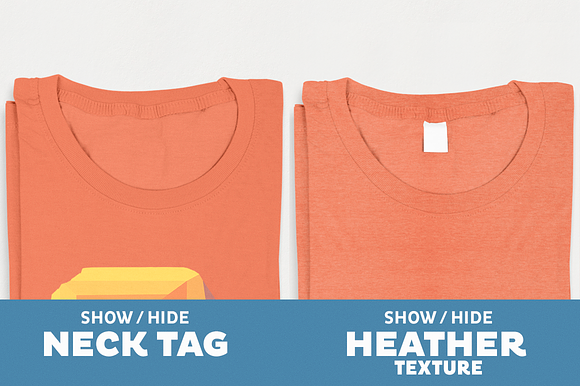 Download Folded T Shirt Mockup Template Creative Photoshop Templates Creative Market