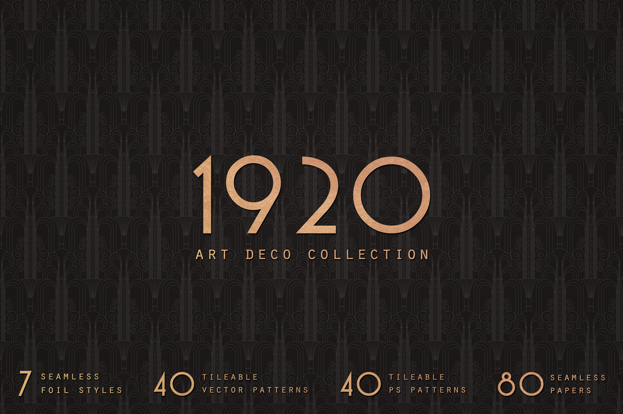 Download 1920 Art Deco Seamless Patterns | Pre-Designed Photoshop Graphics ~ Creative Market