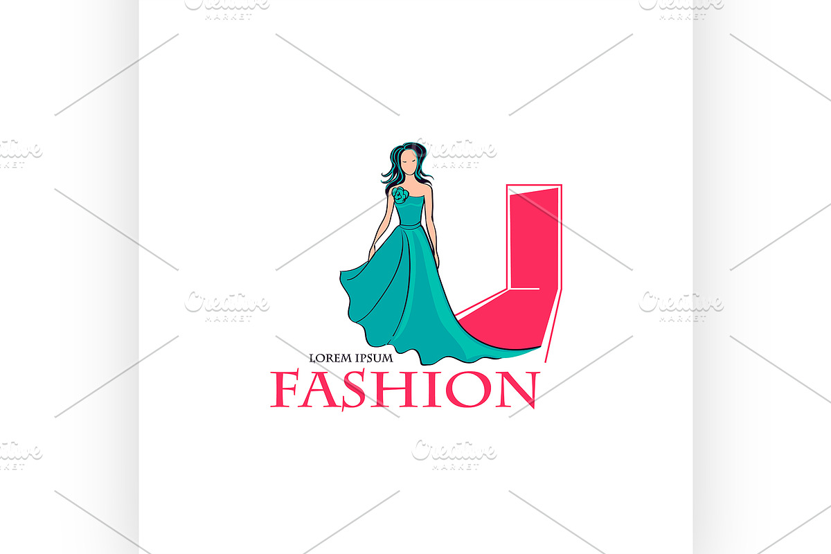 Fashion Logo Symbol | Pre-Designed Illustrator Graphics ~ Creative Market