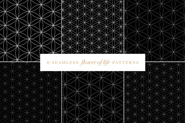 Flower of Life Vector Logo Bundle | Pre-Designed Photoshop Graphics