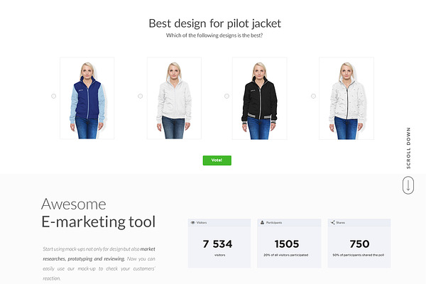 Download Women Bomber Jacket Mock-ups DEMO | Creative Photoshop ...