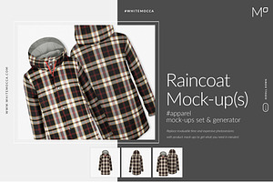 Download Raincoat Mock Ups Set Generator Creative Photoshop Templates Creative Market