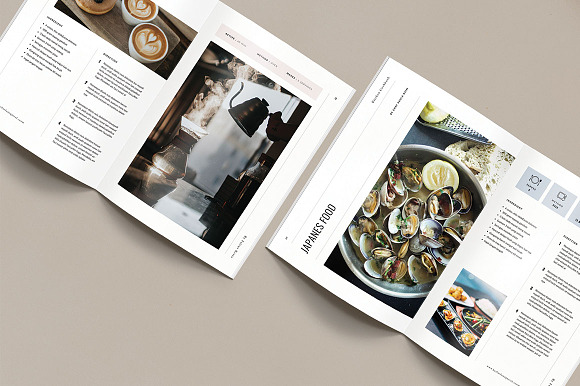 Recipe Book Template or Cook Book Template Design, Magazine