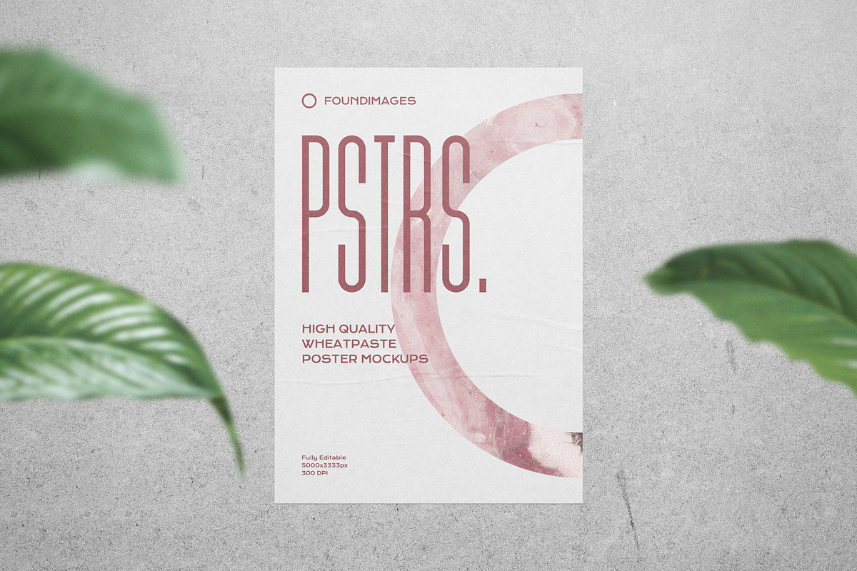 Download 50 poster mockup bundle glued paper | Creative Photoshop ...