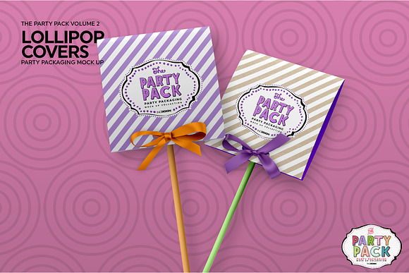 Download Lollipop Cover Packaging Mockup Creative Photoshop Templates Creative Market