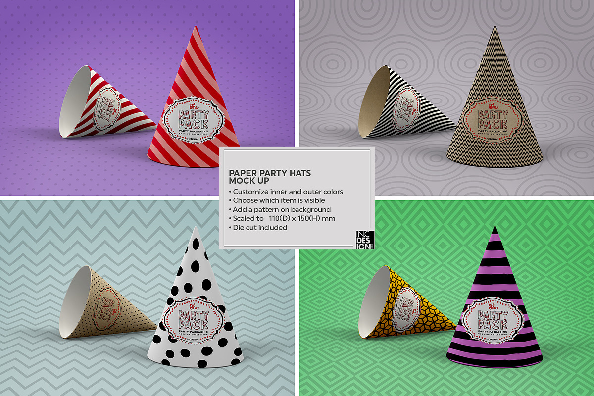 Download Paper Party Hat Mockup | Creative Photoshop Templates ...