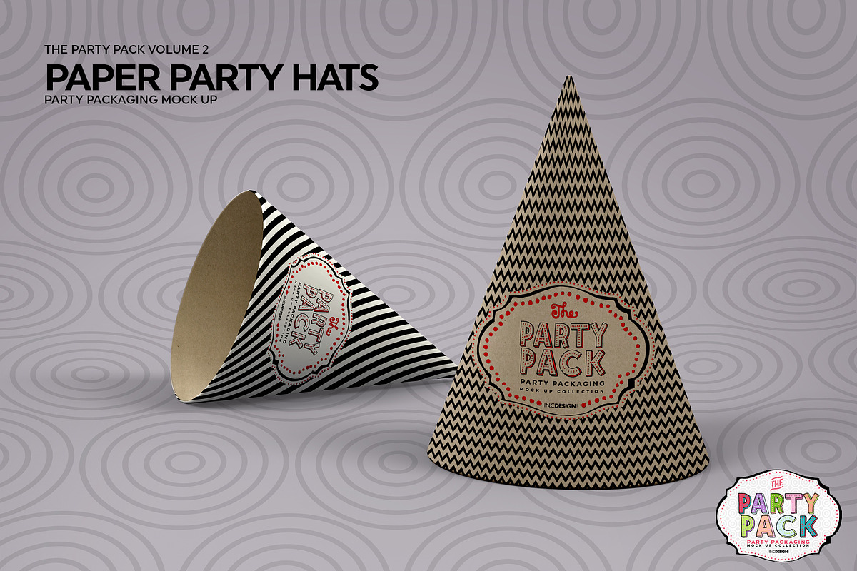 Download Paper Party Hat Mockup | Creative Photoshop Templates ~ Creative Market