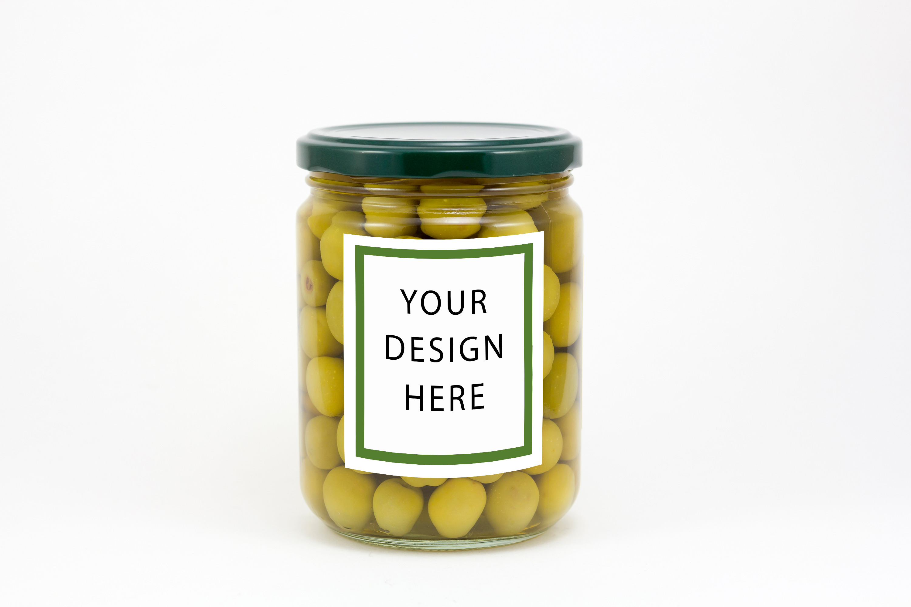 Download Olives Glass Jar Mock Up Creative Photoshop Templates Creative Market