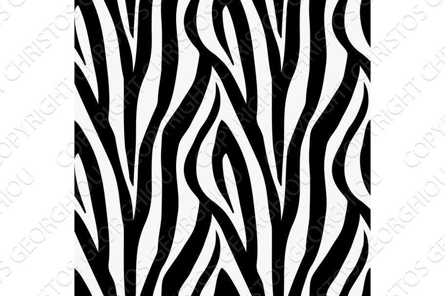 Zebra Animal Print Pattern Seamless | Photoshop Graphics ~ Creative Market