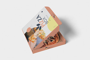 Download 5 Pizza Box Mockups Creative Photoshop Templates Creative Market PSD Mockup Templates