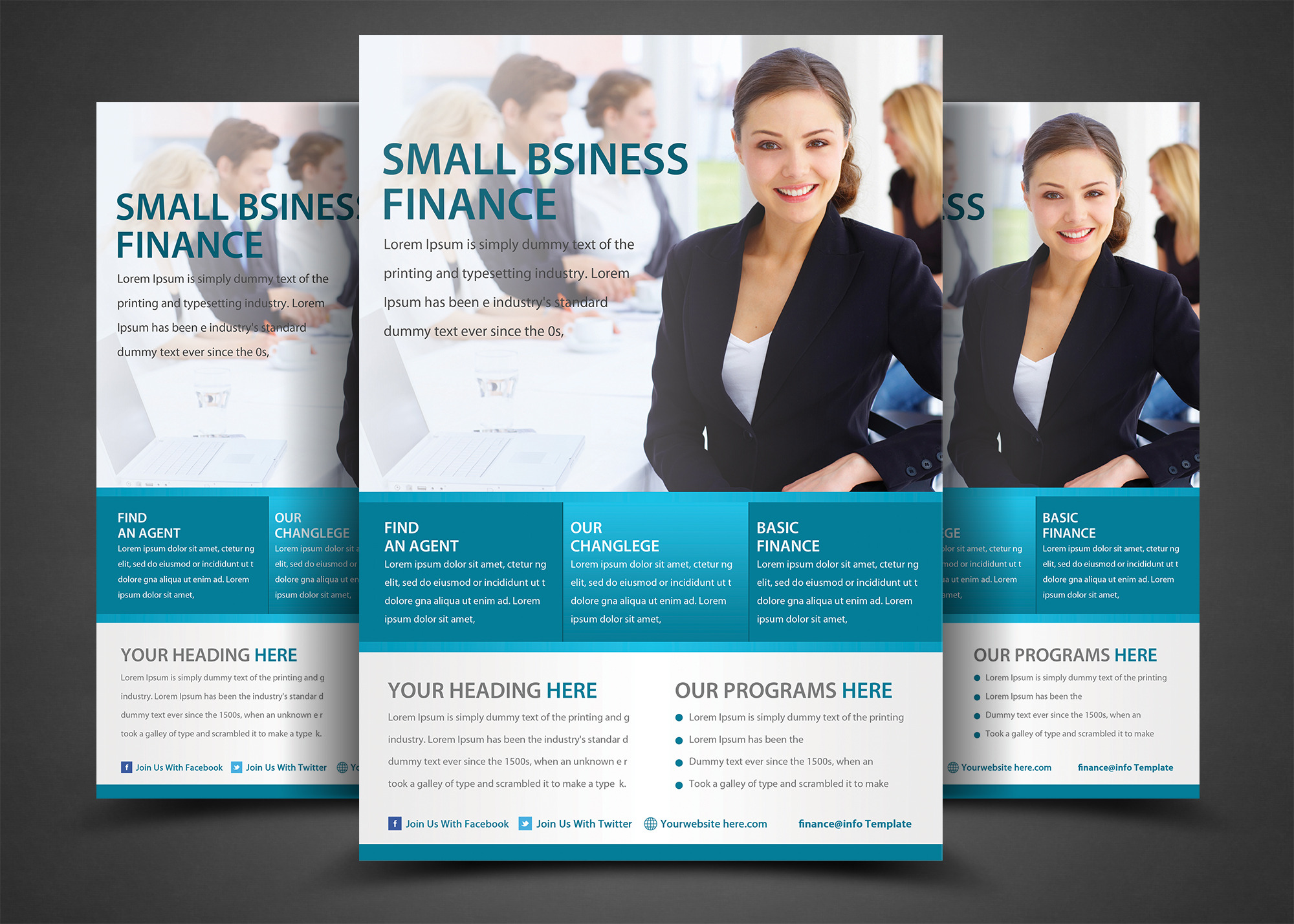 Multipurpose Business Flyers  Templat Creative Photoshop 