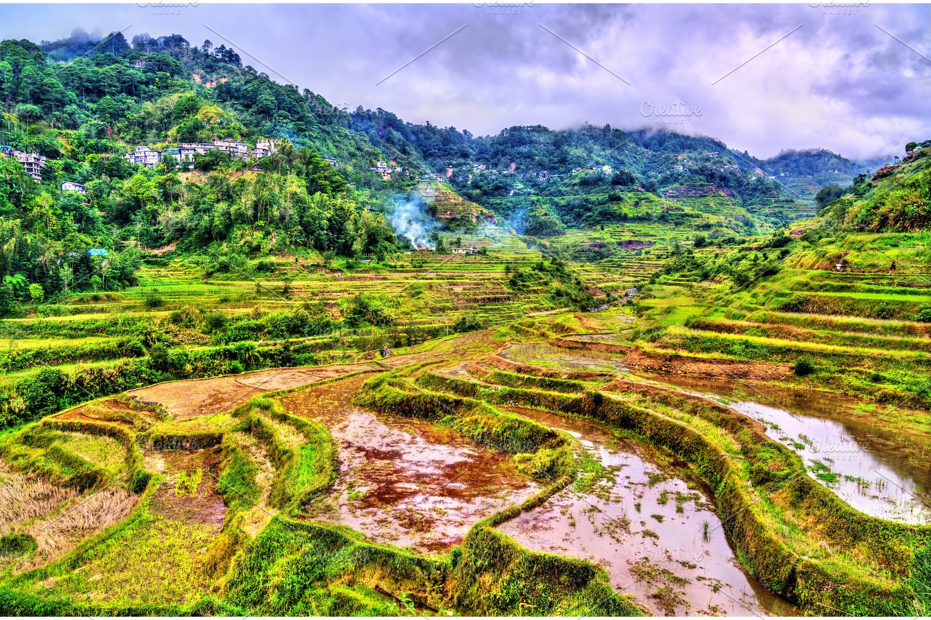 Banaue rice terraces northern stock photo containing rice and terrace